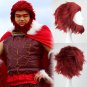 "Fate" series Rider Iskandar cosplay Halloween anime Party red Slicked-back hair wigs with whiskers