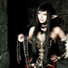 "Fate" seriesSemiramis cosplay Halloween anime Party wigs upset black 1.5m(60in) Long straight wigs