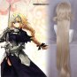"Fate" series dark Alter Jeanne d'Arc cosplay Halloween Comic-Con Party long Anime wigs