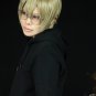 Blood Blockade Battlefront Black Wiliam Macbeth cosplay Comic-Con Party flaxen short wigs