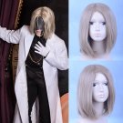 Blood Blockade Battlefront Femto cosplay Comic-Con Party flaxen centre parting short wigs
