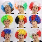 Sports games The World Cup euro cup The parade carnival national flag color fans Party wigs