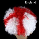 England flag color's Sports games The World Cup The parade carnival  celebrate Party  fans wigs