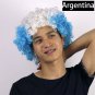 Argentina flag color's Sports games The World Cup The parade carnival  celebrate Party  fans wigs