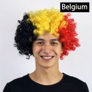 Belgium flag color's Sports games The World Cup The parade carnival  celebrate Party  fans wigs