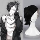 Tokyo Ghoul ウタ Uta cosplay Comic-Con Party black&white short wigs with a ponytail