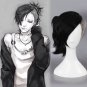 Tokyo Ghoul &atilde;�&brvbar;&atilde;�&iquest; Uta cosplay Comic-Con Party black&white short wigs with a ponytail