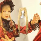 Rozen Maiden Shinku cosplay blond twin tails pigtails Comic-Con Party wigs