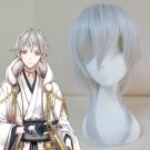 Touken Ranbu Online game Tsurumaru Kuninaga cosplay white short Comic-Con Party Anime wigs