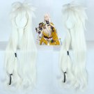 Touken Ranbu Online game kogitsunemaru cosplay party 32" white long  Anime wigs