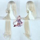 Touken Ranbu Online game Imanotsurugi cosplay party beige Knot hairstyle long anime wigs