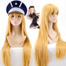 Touken Ranbu Online game Midare Toushirou cosplay 39" golden straight anime wigs