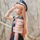 Touken Ranbu Online game Midare Toushirou cosplay 24" orange straight anime wigs
