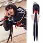 Touken Ranbu Online game namazuo toushirou cosplay 39" black twin-tails anime wigs