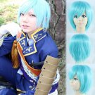 Touken Ranbu Online game Ichigo Hitofuri cosplay Ice blue short anime wigs