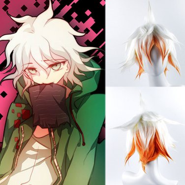 New Danganronpa V3 &ccedil;��&aelig;��&aring;�&ordf;&aelig;�� Nagito Komaeda cosplay  Comic-Con Party Anime wigs