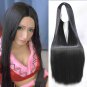 ONE PIECE Boa Hancock cosplay wig Comic-Con Party 39.4" black centre parting Anime wigs