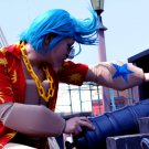 ONE PIECE Franky cosplay wig  Comic-Con Party blue Liberty spikes Halloween Anime wigs