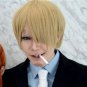 ONE PIECE Vinsmoke Sanji cosplay wig Comic-Con Party flaxen short Anime wigs