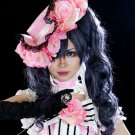 Black Butler Ciel Phantomhive cosplay wig Comic-Con Party Dark grey pigtails Anime wigs