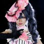 Black Butler Ciel Phantomhive cosplay wig Comic-Con Party Dark grey pigtails Anime wigs
