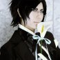Black Butler  Claude Faustus cosplay wig Comic-Con Party black Anime wigs