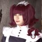 Black Butler Mey-Rin Maylene cosplay wig Comic-Con Party red pigtails Anime wigs