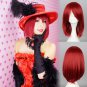 Black Butle Madame Red Angelina cosplay wig Comic-Con Party red short bob Anime wigs