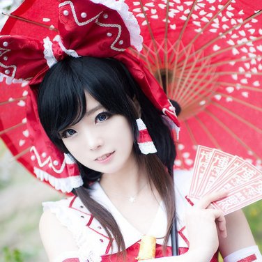 Touhou Project &aring;��&eacute;&ordm;� &eacute;��&aring;&curren;&cent; Reimu Hakurei cosplay wig Comic-Con Party blue short Anime wigs