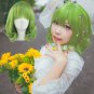 Touhou Project &eacute;&cent;&uml;&egrave;&brvbar;� &aring;&sup1;&frac12;&eacute;&brvbar;� Yuka Kazami cosplay wig Comic-Con Party green short curly Anime wigs