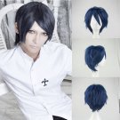 Persona 5 P5 Yusuke Kitagawa cosplay wig black blue mix short Comic-Con Party Anime wigs
