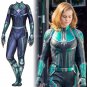 2019 women's Ms. Marvel Binary Power cosplay suit Halloween Comic-Con party zentai Costume