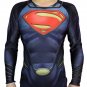 DC'S super man cosplay suit Comic-Con Halloween party zentai Costume with a cape