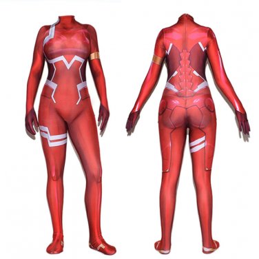 DARLING in the FRANXX ZERO TWO 02 Combat gear armor cosplay Comic-Con zentai jumpsuit Costume