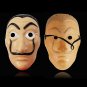 La casa de papel Salvador Dali cosplay suit red Velcro suits and masks Halloween Party Costume