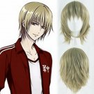 K Project Totsuka Tatara cosplay wig flaxen short Comic-Con Halloween Party Anime wigs
