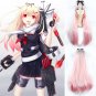 Kantai Collection å¤ç«æ¹äº yuudachi cosplay wig Gradient color Halloween Comic-Con Party wigs