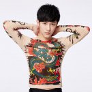 Tattoo t-shirts Free Size High elastic unisex Asian style pattern 7 cosplay Halloween party Costume7