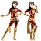 X-men Jean Grey Phoenix Cosplay zentai Bodysuit red enamel leather Halloween party Costume