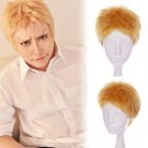 Attack on Titan Reiner Braun cosplay wigs blond short  Halloween Comic-Con Party Anime wigs
