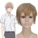 Boy's Scum's Wish 粟屋 麦 Mugi Awaya cosplay wig flaxen short Comic-Con Party Anime wigs
