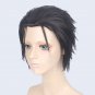 Steins;Gate Okabe Rintarou cosplay wig anime Party black short Slicked-back hair wigs