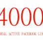 4000 REAL FACEBOOK LIKES