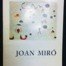 Joan Miró, Exhibition Catalog, Acquavella Galleries 1972 VG+