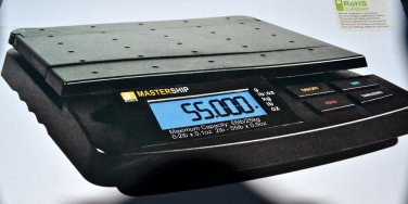 Jennings Master Ship 55 Pound Limit Digital LCD Shipping Scale  Postal Scale