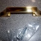 BEAUTIFUL SOLD BRASS HANDLE VERY SHINY FOR CABINETS OR DRAWER BRAND NEW SET OF 6