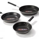 Titanware resturant quality non-stick titanium reinforced surface 3pc set cookwa