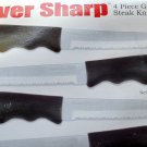 Forever Sharp 4 Piece Gourmet Steak Knife Set BRAND NEW IN BOX