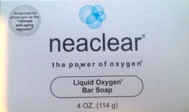 Neaclear Liquid Oxygen Bar Soap 4 oz the power of oxygen ultimate anti-aging