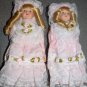 SET OF 2 BEAUTIFUL PORCELAIN DOLLS  "FRIENDS TILL THE END OF TIME" BRAND NEW